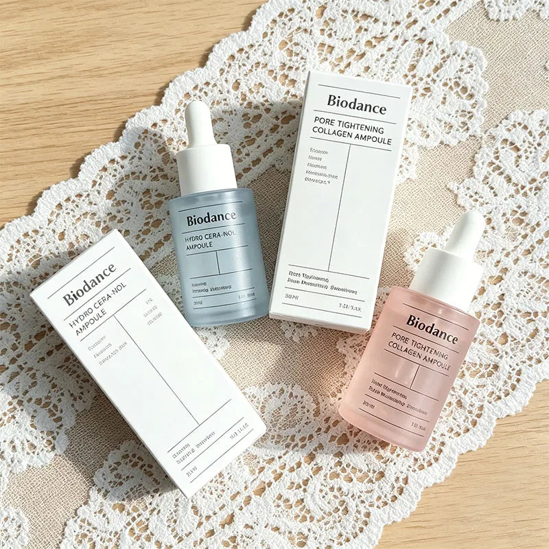 New Biodance 30ml Pore Tightening Glass Collagen Essence Hydrate Moisturizing Compact Improve Pores Whitening Repair Skin Care