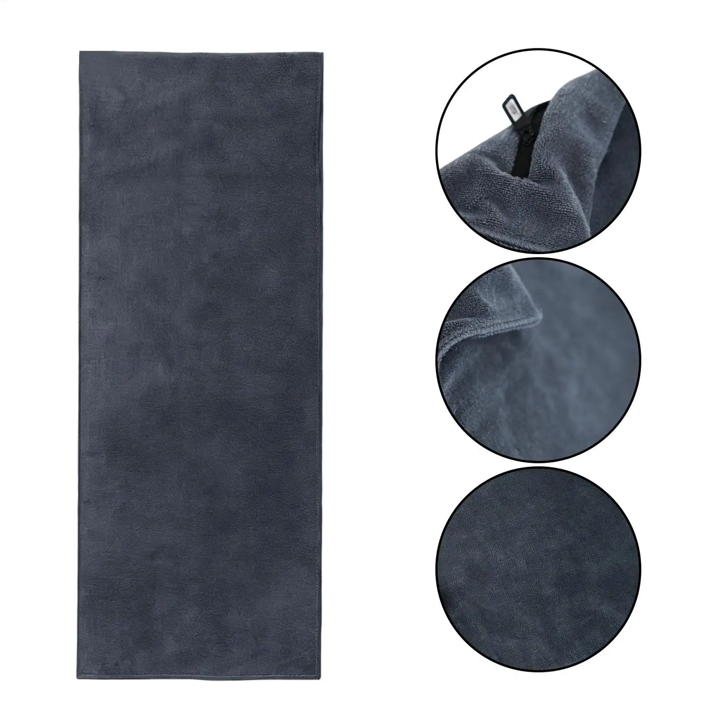 Microfiber High Absorbency Gym Towels Sweat Towels for Fitness, Yoga, Tennis, Sports, Exercise, Pilates, Yoga Mat Cover