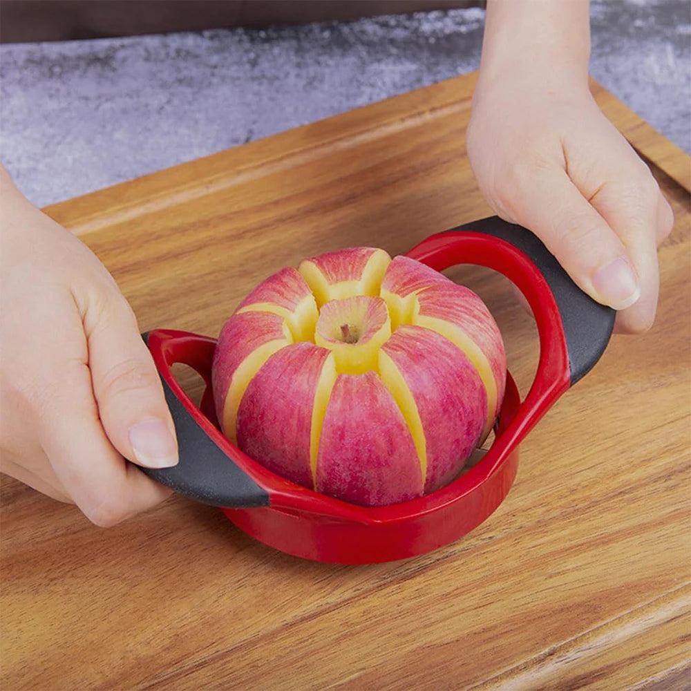 Stainless Steel Apple Slicer & Corer, Super Sharp Apple Cutter Peeler, Multifunctional Kitchen Tool for Fruit Cutting