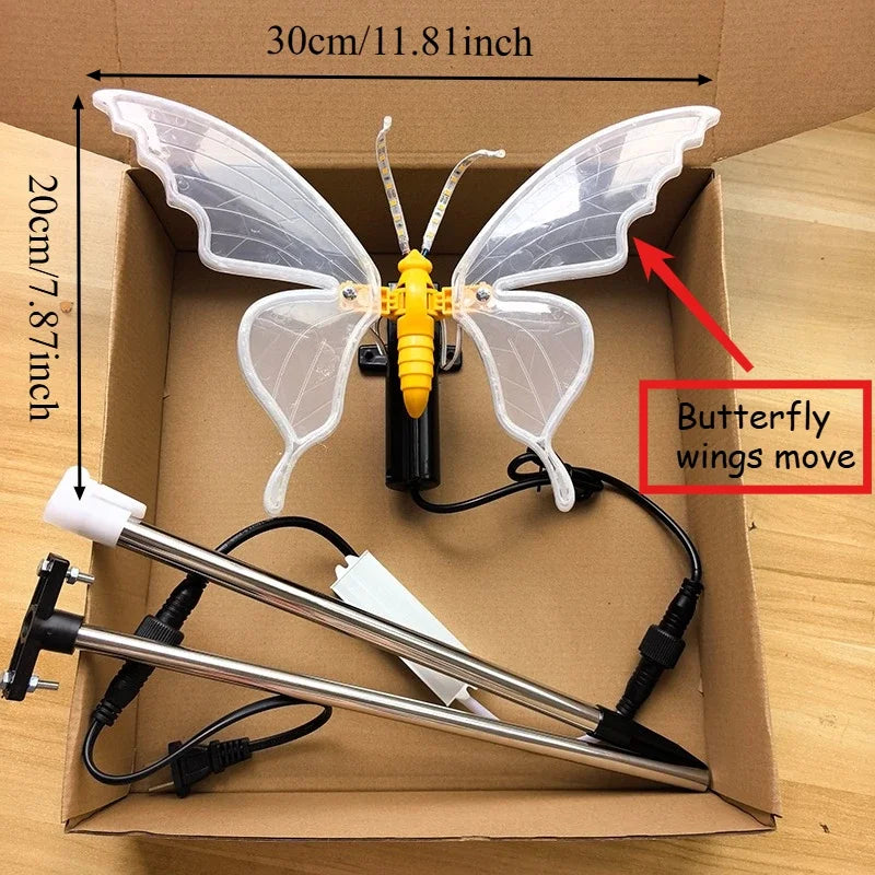 Butterfly Lights LED Butterflies with Movement Dynamic Static Butterfly Lights for Outdoor Wedding Party Christmas Decorations