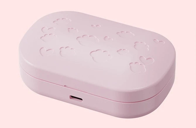 Portable Ultrasonic Contact Lens Cleaner Case With Detachable Storage Box High Frequency Cleaning LCD Display Protein Removal