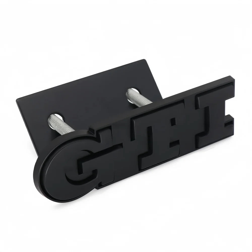 3D Metal Car Grille Sticker GTI Emblem For Volkswagen Golf 5 Polo Golf 7 5 6 Mk6 7 R 7 Gtd Mk7 Mk4 Mk5 GTI Car Stickers