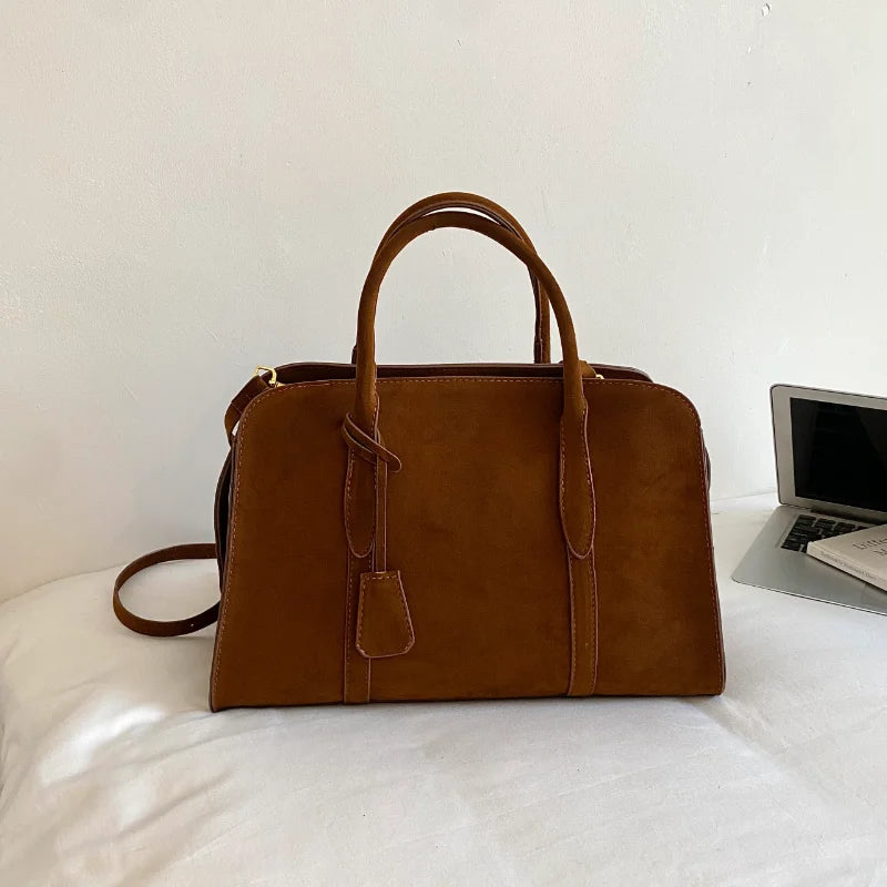 Fashion Large Capacity Tote Bag, Versatile Commute Travel Shoulder Handbag, Casual Korean Premium Luxury High-end Handle Purse