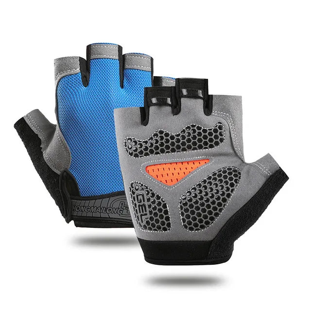 Half Finger Gel Weight Lifting Gloves Men Women Breathable Anti-slip Workout Gloves Summer Gym Yoga Sport Training Hand Gloves