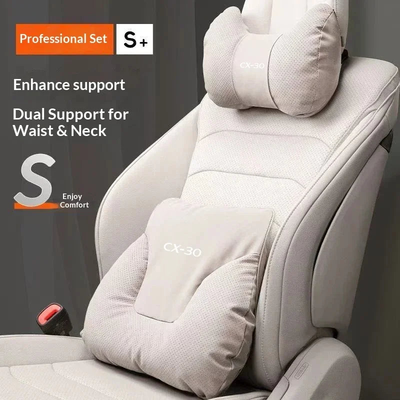 For Mazda CX-30 Skyactiv Car Headrest Neck Support Seat Lumbar Cushion Soft Neck Pillow Automobile interior Accessories