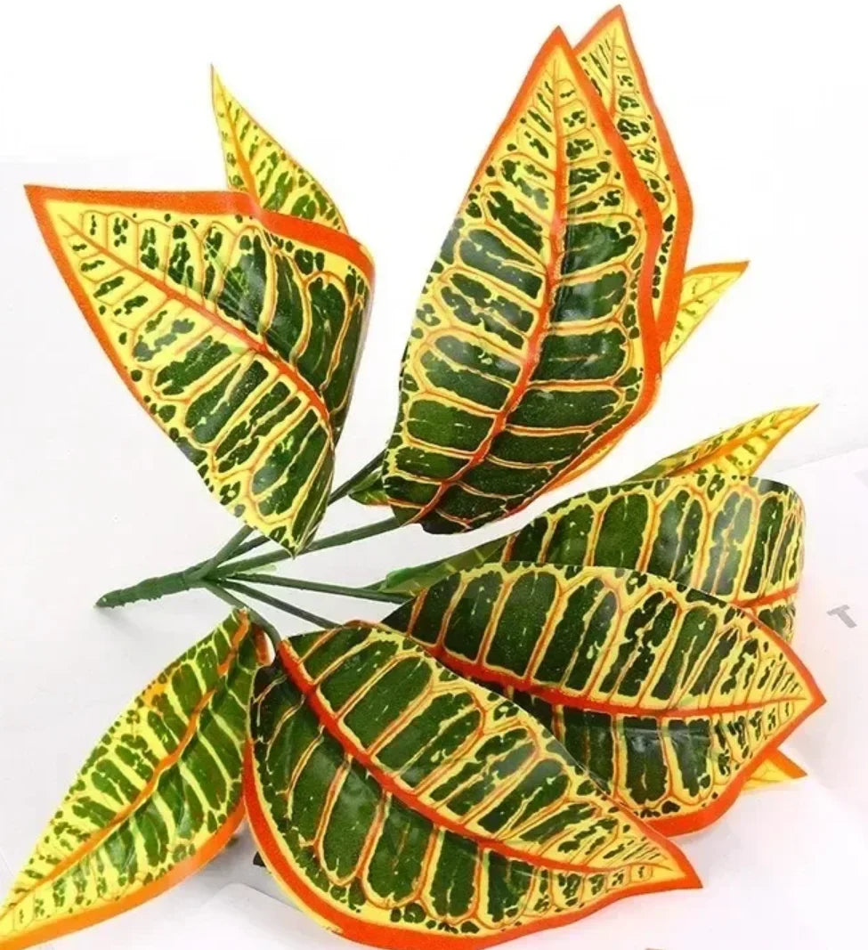 1/3/5pcs Artificial Plant Desktop Decoration Fake Green Plant Accessories Plastic Flowers Outdoor Decoration Wedding