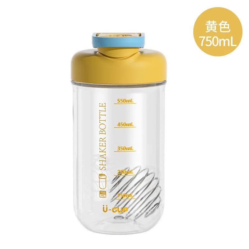 Tritan Material Protein Shaker Bottle - Large-Capacity Portable Gym Cup for Fitness Enthusiasts, Perfect for Summer Workouts