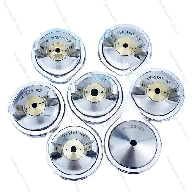 1PCS WA-200 Automatic Spray Gun Accessories W-200-G2P/K2/R2/W1/W2/30/40 Atomizing Cap W200 Needle Nozzle