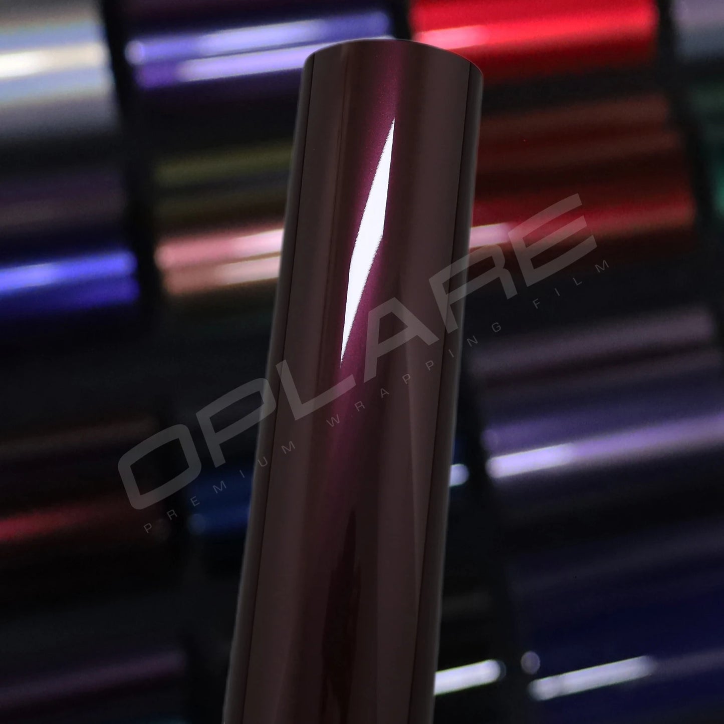 Highest quality PET Vitreous Black Red vinyl wrap Plum Purple vinyl (PET liner) gloss metallic Blood Moon vinyl quality Warranty