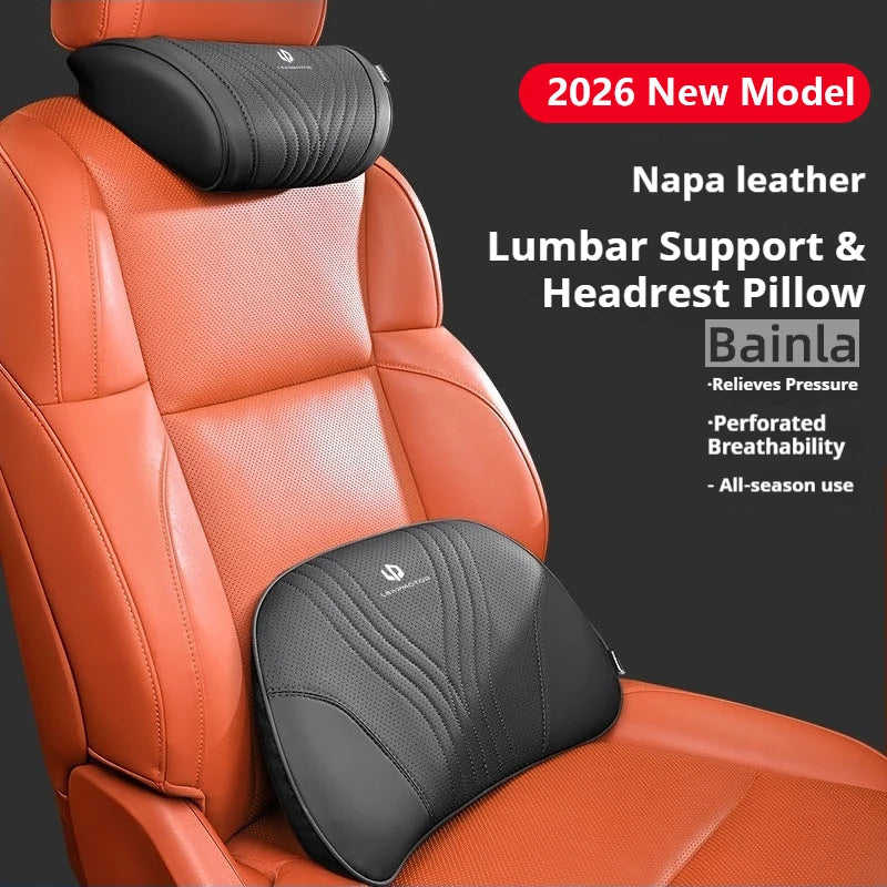 For Leapmotor C10 C11 C16 B10 C01 B01 2026, Car Headrest Neck Support Seat Lumbar Cushion Adjustable Breathable Soft,Accessories