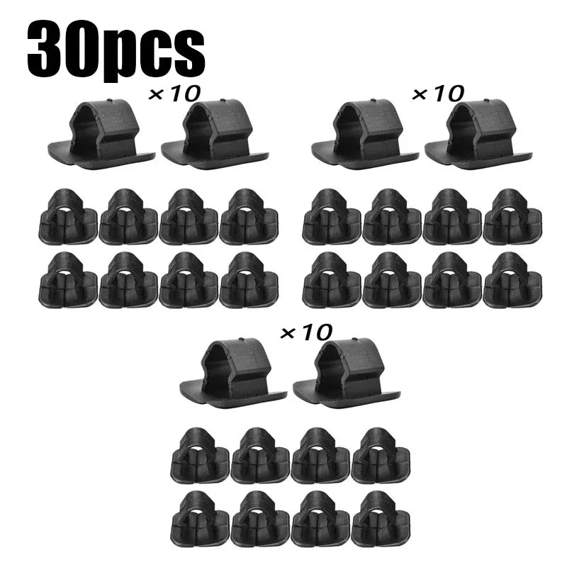 10/30/60pcs Car Bonnet Engine Hood Sound Deadener Insulation Clips For VW Lupo Passat Phaeton Scirocco Tiguan Holding Rivet