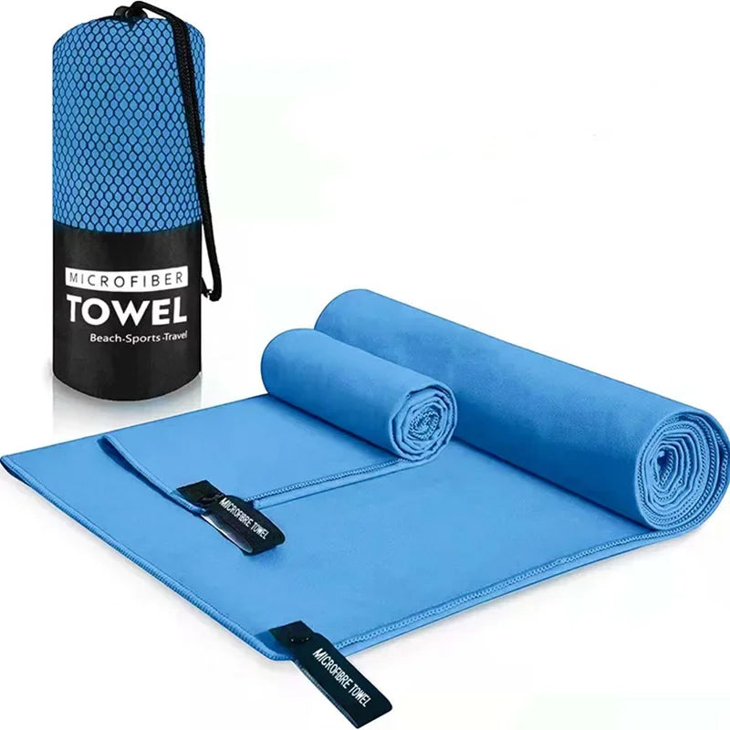 Quick-Drying Sports Towel 40x80/50x110cm Blue Grey Green Orange Swimming Gym Fitness Camping Running Beach Washcloth Towels