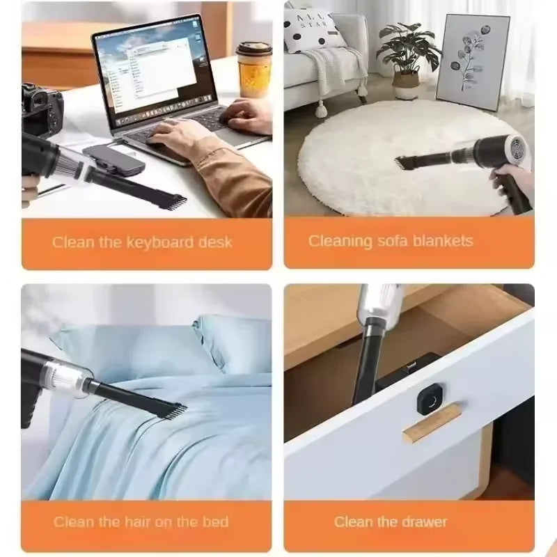 Lenovo Car Vacuum Cleaner 290000 Pa 4 In1 Powerful Clean Machine Wireless Blowing Suction Portable Vacuum Cleaner Household 2026
