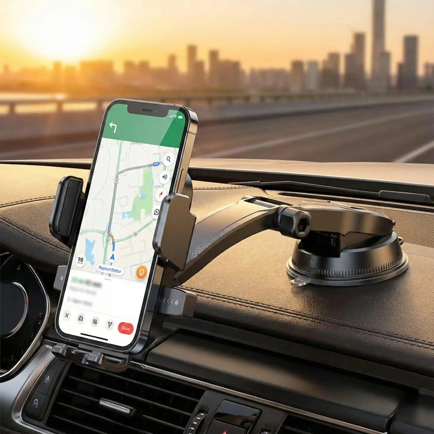 Multi-Scenario Car Phone Mount - Adjustable Suction Cup Holder For Navigation