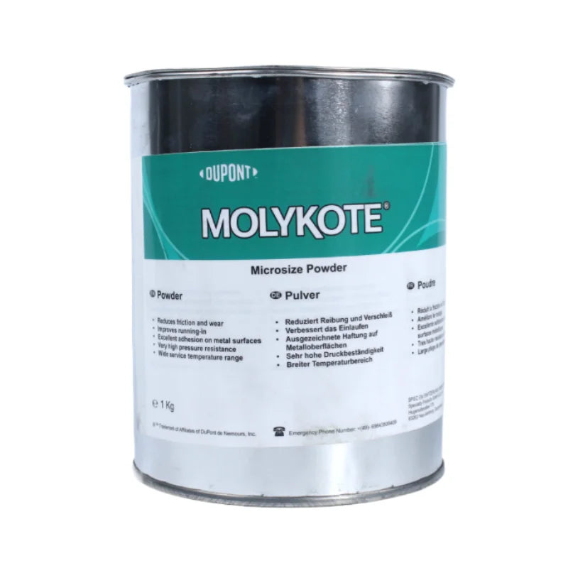 MOLYKOTE Microsize Powder High Purity MoS₂ Dry Lubricant Powder High Temperature Anti Wear Industrial Lubricant 1KG
