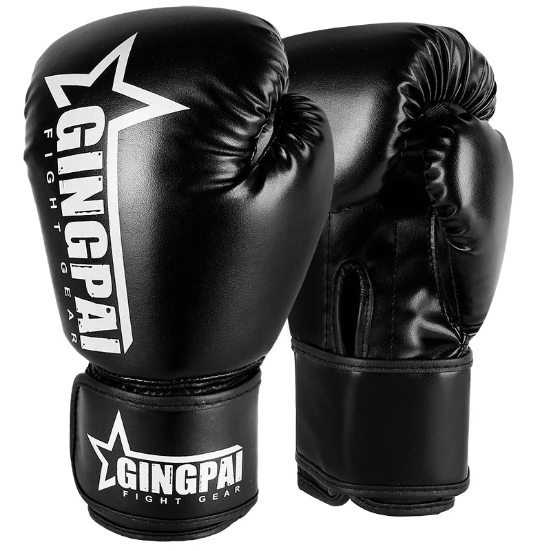 High Quality Adults Kids Women/Men Boxing Gloves Leather MMA Muay Thai Boxe De Luva Mitts Sanda GYM Equipments 8 10 12 6 OZ Boks