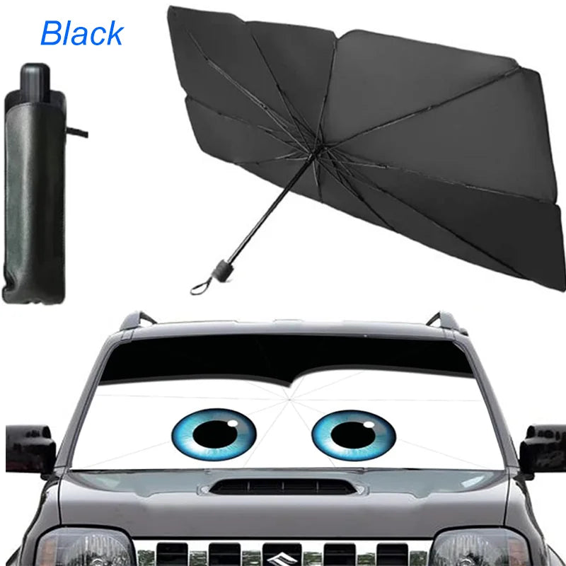 Car Front Windshield Sunshade Umbrella Summer Sun Protection Parasol  Car Sun Visor Cover Sunshade Car Interior Cooling Supplies
