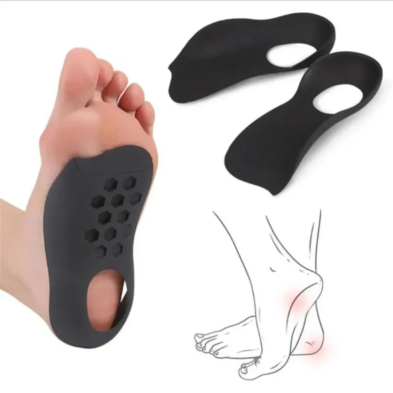 Overpronation Supination Correction Foot Pad, Full Arch Support Insole, Relieve Adult Foot Internal & External Flip Daily Discom