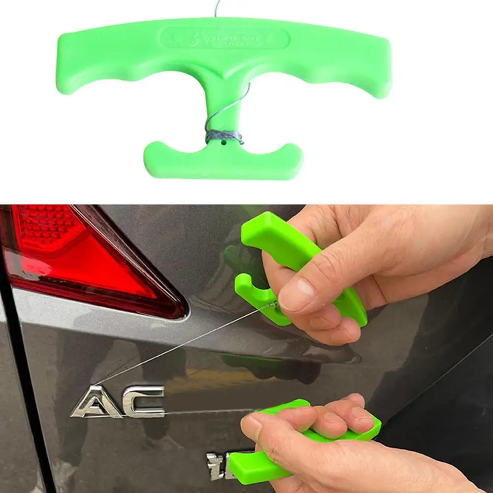 Car Emblem Remover Useful Ergonomic Portable Logo Remover Kit Green Sticker Remover Tool Labor-Saving Auto Sticker Remover ﻿