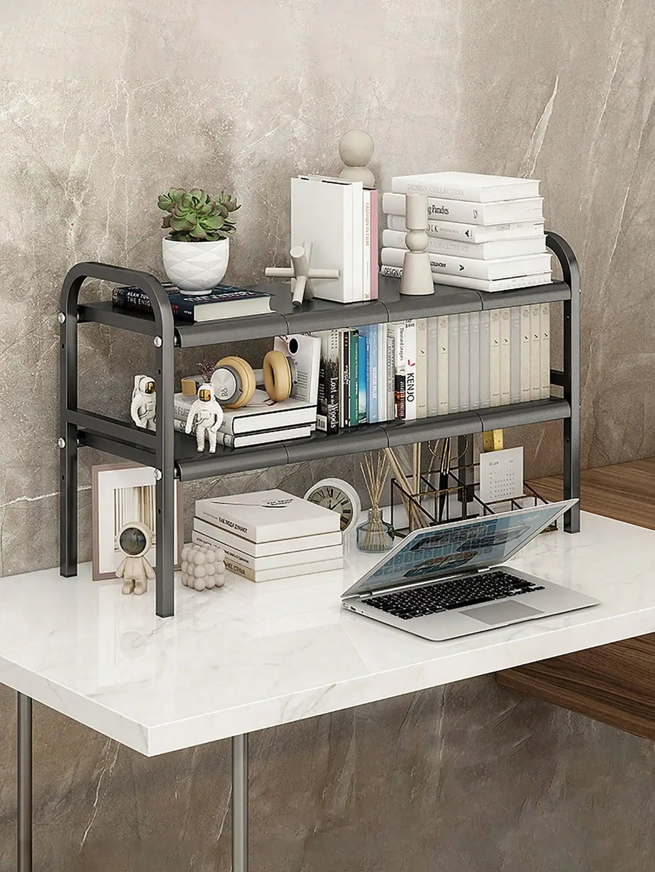 1pc Under Sink Organizer 2 Tier Expandable Kitchen Rack Shelf Black Metal Pot Pan Holder With Removable Panels Height Adjustable Cabinet Storage Shelves Rack For Kitchen Bathroom Counter Organization Gift