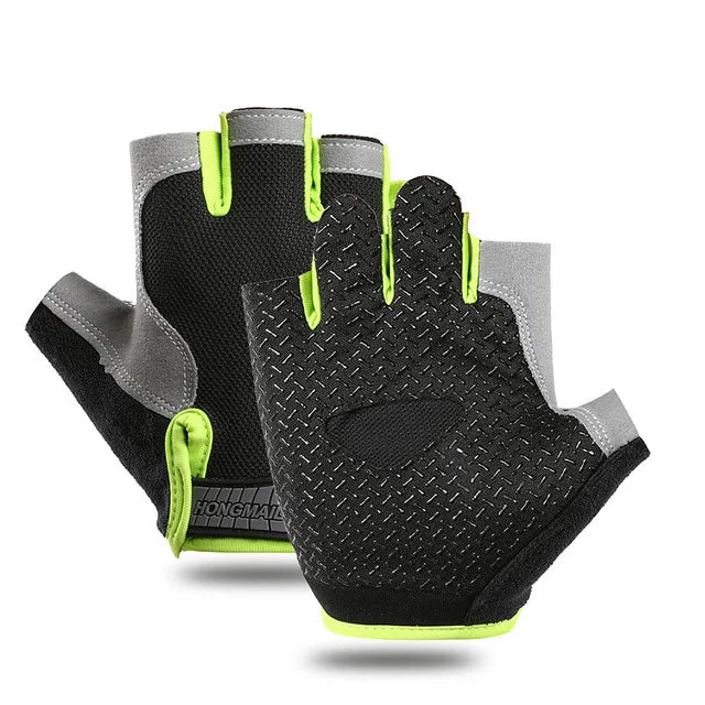 Half Finger Gel Weight Lifting Gloves Men Women Breathable Anti-slip Workout Gloves Summer Gym Yoga Sport Training Hand Gloves
