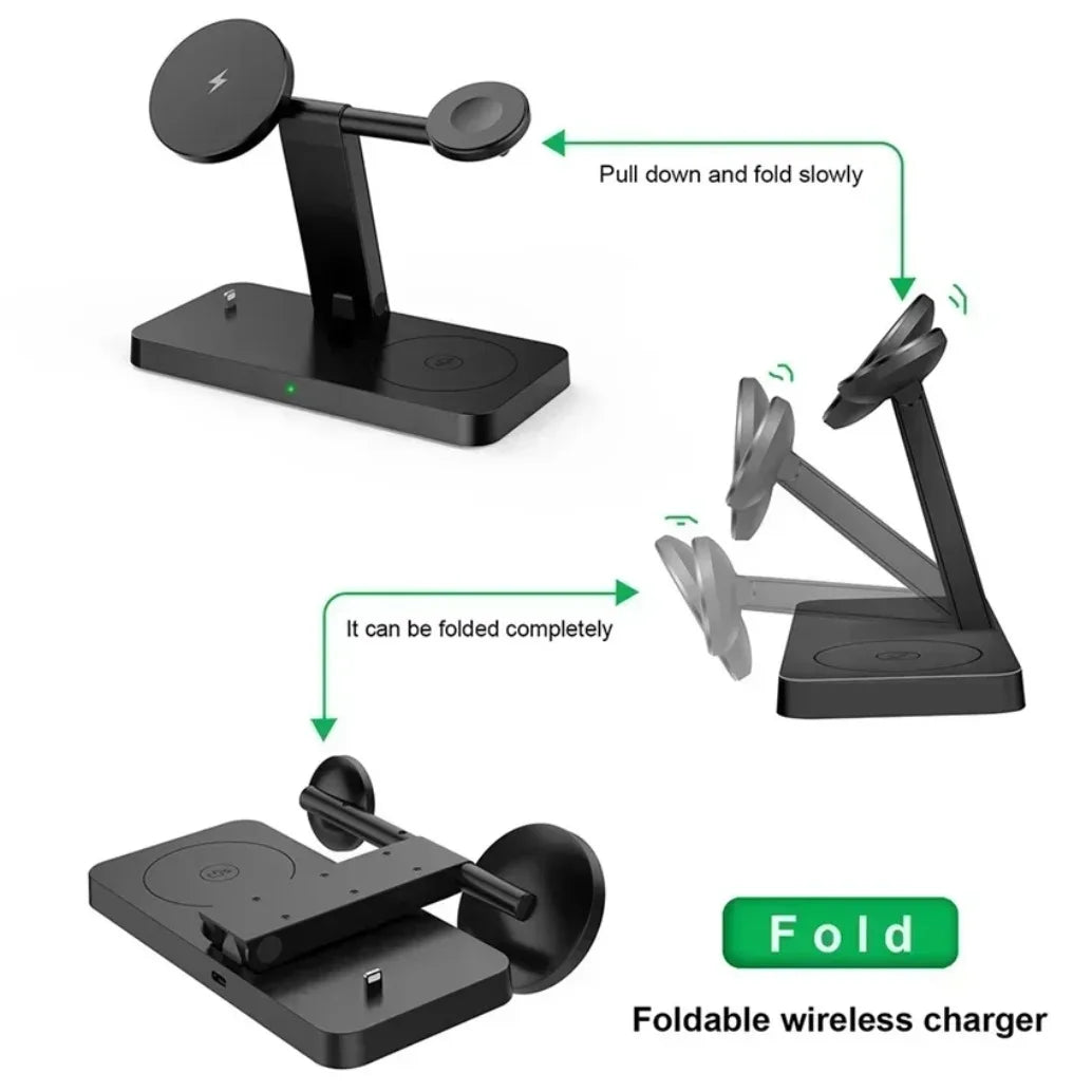 Foldable 100W 4-in-1 Charger