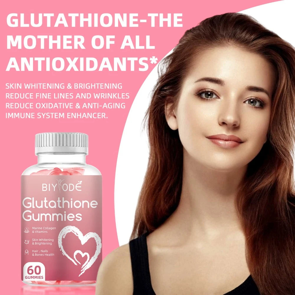 2 Pack Glutathione Supplement Collagen Gummies