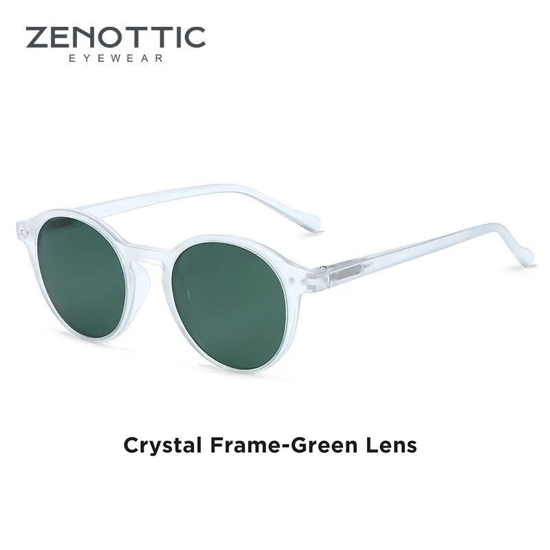 ZENOTTIC (S Size) Retro Circular Polarized Sunglasses 2026 2025 Men Women Vintage Small Round Sun Glasses UV400 Goggles Shades