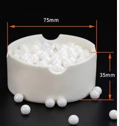 Dental Lab Square Round Shapes Sintered Crucible Sintered Disk Slotted  Crucible Dental Material