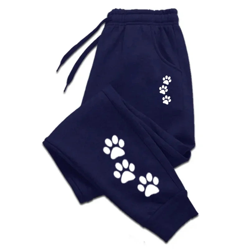 Womens Printing Sweatpants Fashion Casual Jogging Fitness Sport Trousers Street Versatile High Quality Soft Elastic Waist Pants