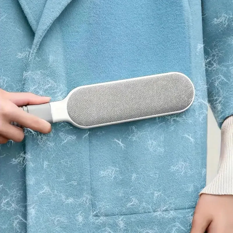 Reusable Washable Lint Brush - Double-Sided Static Pet Hair Remover for Clothes Sofa Carpet