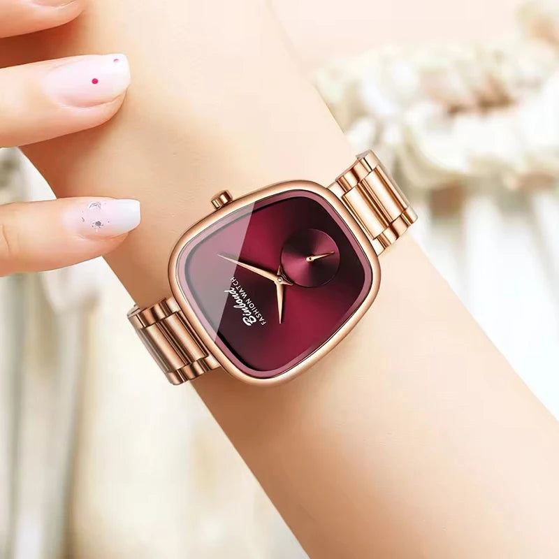 BINBOND Luxury Fashion Women's Watch Waterproof Stainless Steel Women's Watch Simple High Quality Quartz Watch Watches for Woman