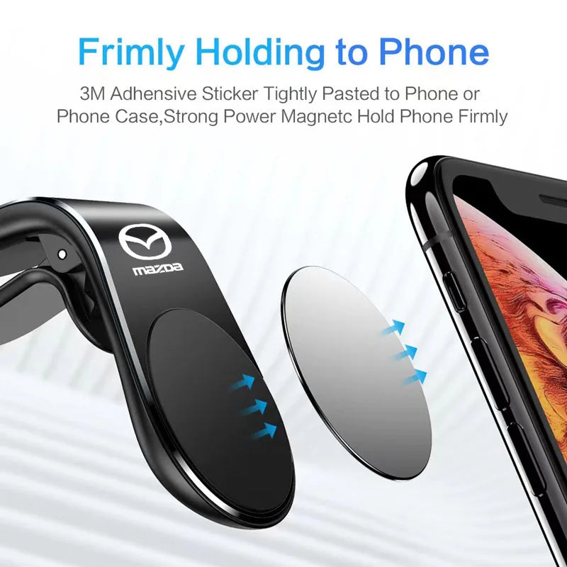 Magnetic Car Phone Holder Stand Air Vent Magnet Car Mount for Mazda 3 Atenza Axela Demio CX-9 CX3 CX5 MP MS RX8 Auto Accessories