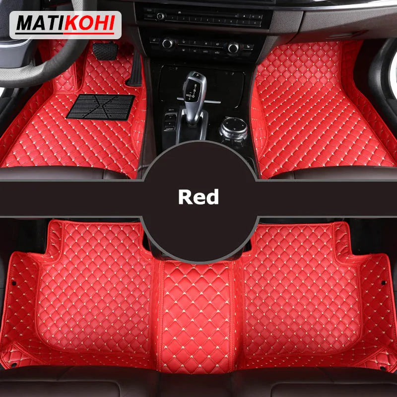 MATIKOHI Custom Car Floor Mats For Hyundai Genesis Auto Carpets Foot Coche Accessorie
