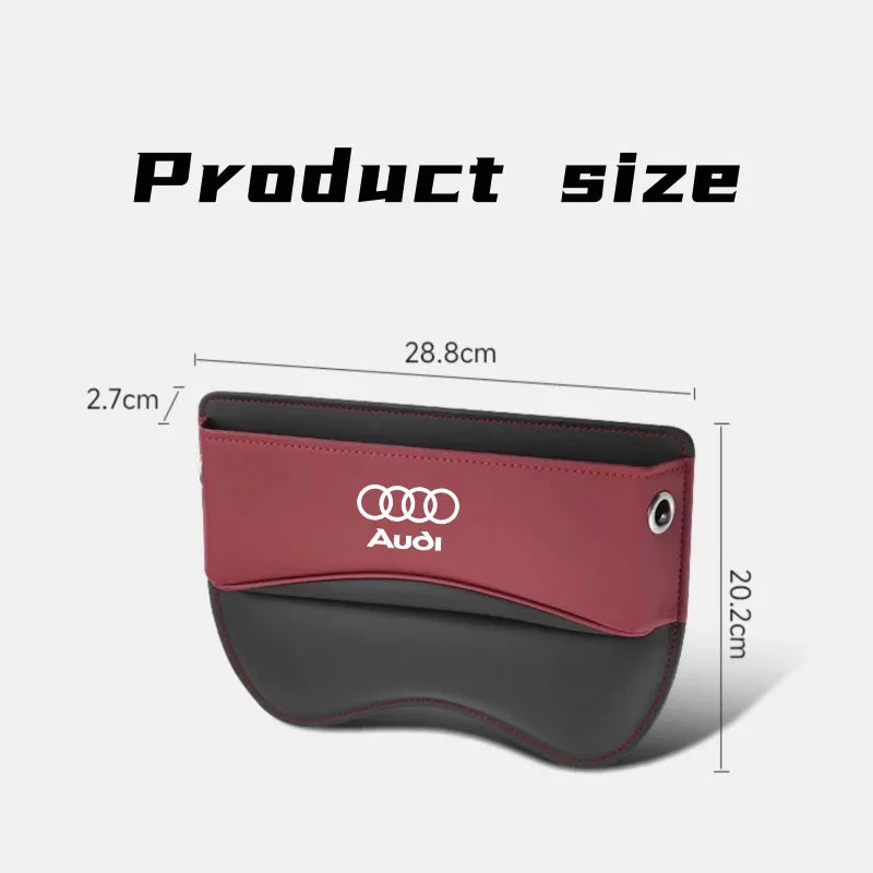Car Seat Gap Multifunction Crevice Storage Box for Audi A3 A4 A5 A6 A7 A8 Q2 Q3 Q4 Q5 Q6 Q7 Q8 A1 TT
