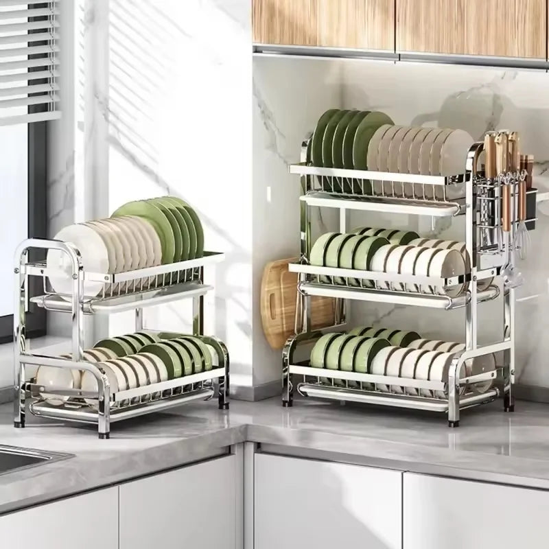 3-Layer Rustproof Dish Rack