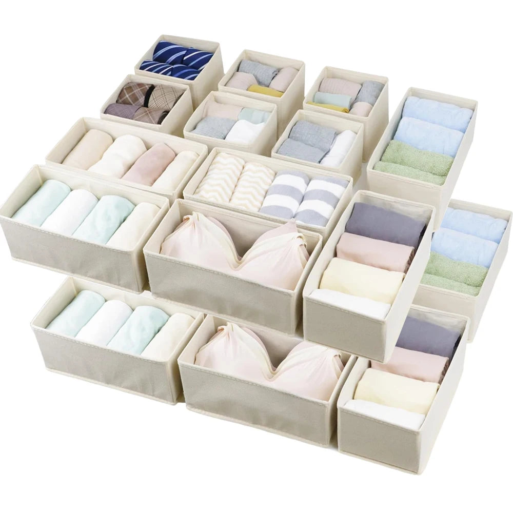 Cabinets Underwear Organizers Baby Drawers Organizer Wardrobe Clothes Organizer For Underwear Socks Pants Foldable Storage Box