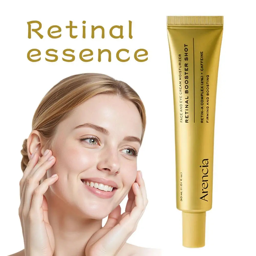Arencia RETINAL Booster Shot Eye Cream Vitamin C & Glutathione Dullness Brighten Face Cream Firming Moisturizer-Day Night Cream