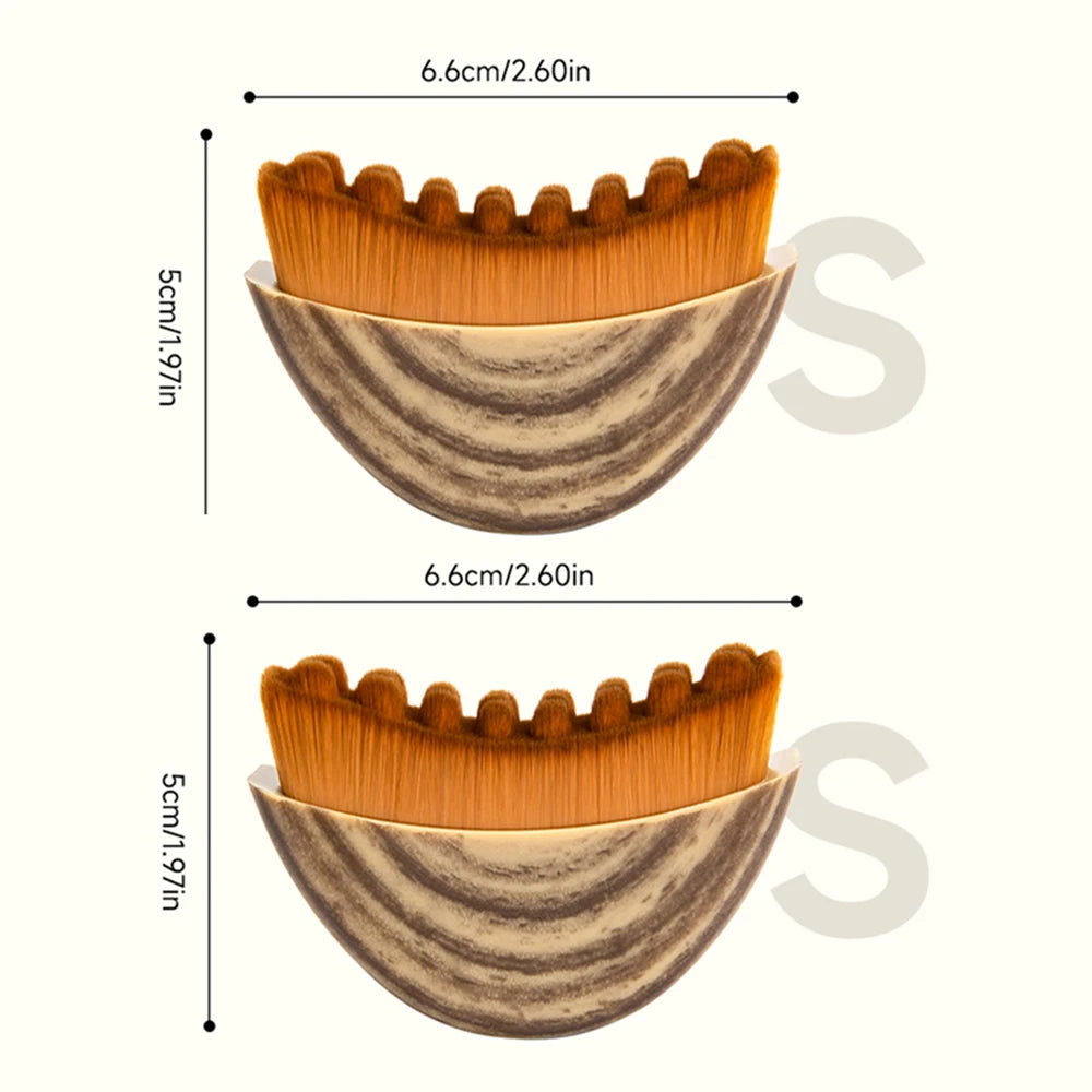 Face Massager Spa Body Brush for Dry Brushing Lymphatic Drainage Dry Skin Blood Circulation Tool for Face and Body Care