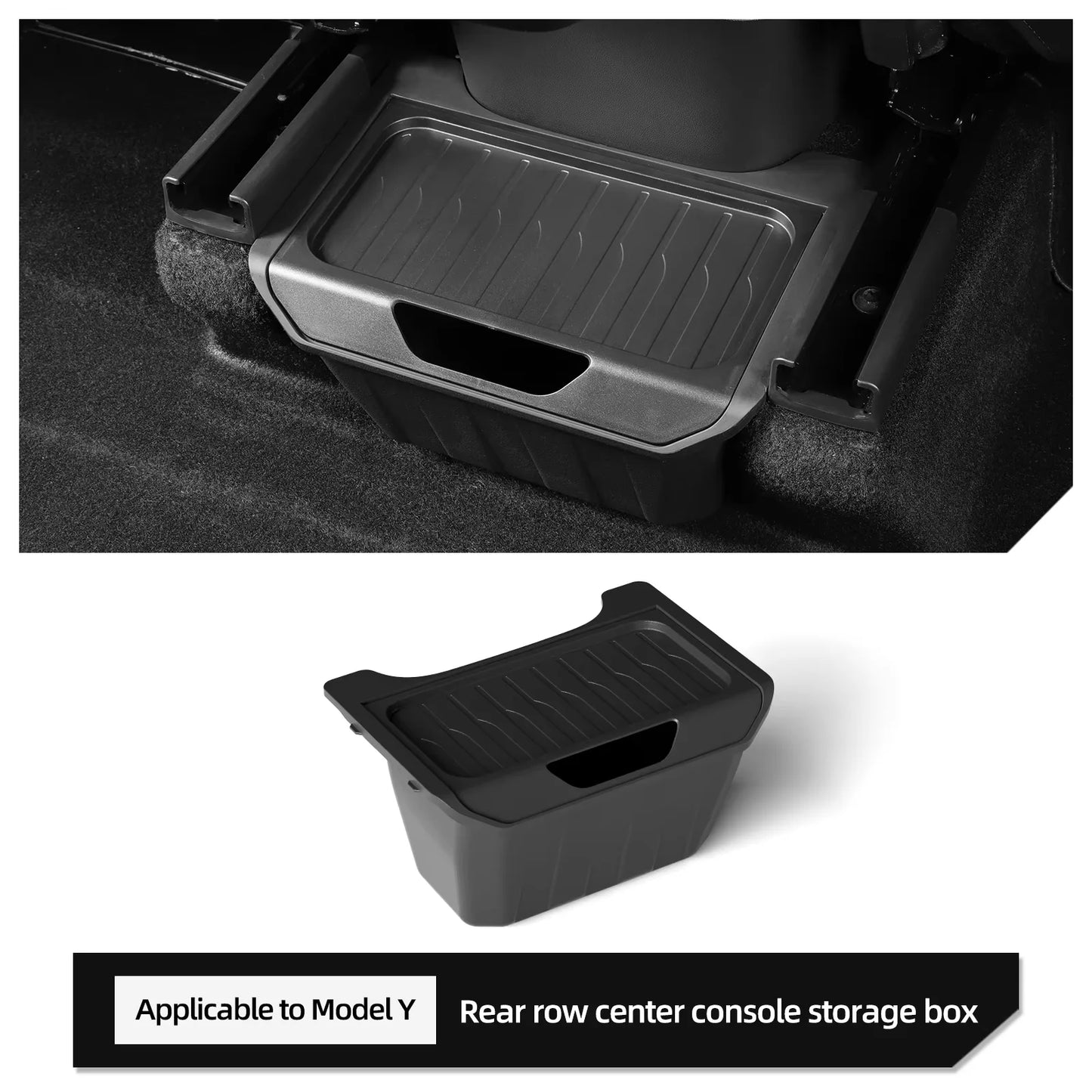 For Tesla Model Y 3 Highland Rear Seat Storage Box Center Console Bins Backseat Trash Can Garbage Bag Tray Accessories