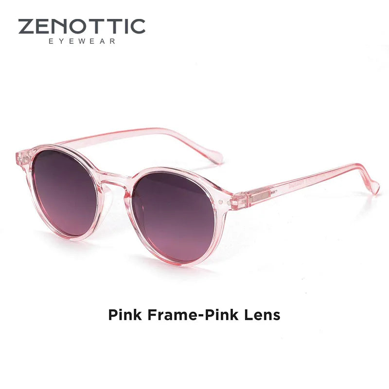 ZENOTTIC (S Size) Retro Circular Polarized Sunglasses 2026 2025 Men Women Vintage Small Round Sun Glasses UV400 Goggles Shades