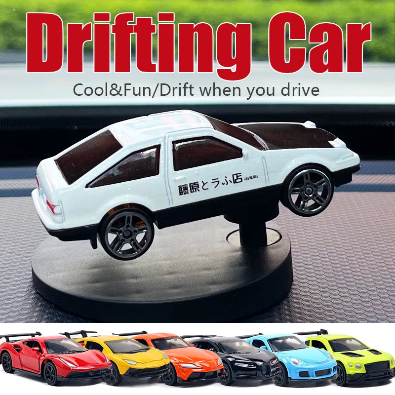 Drift race car ornaments dashboard model sway swing turn cool fun sports racing interior accessories decor items decorations men