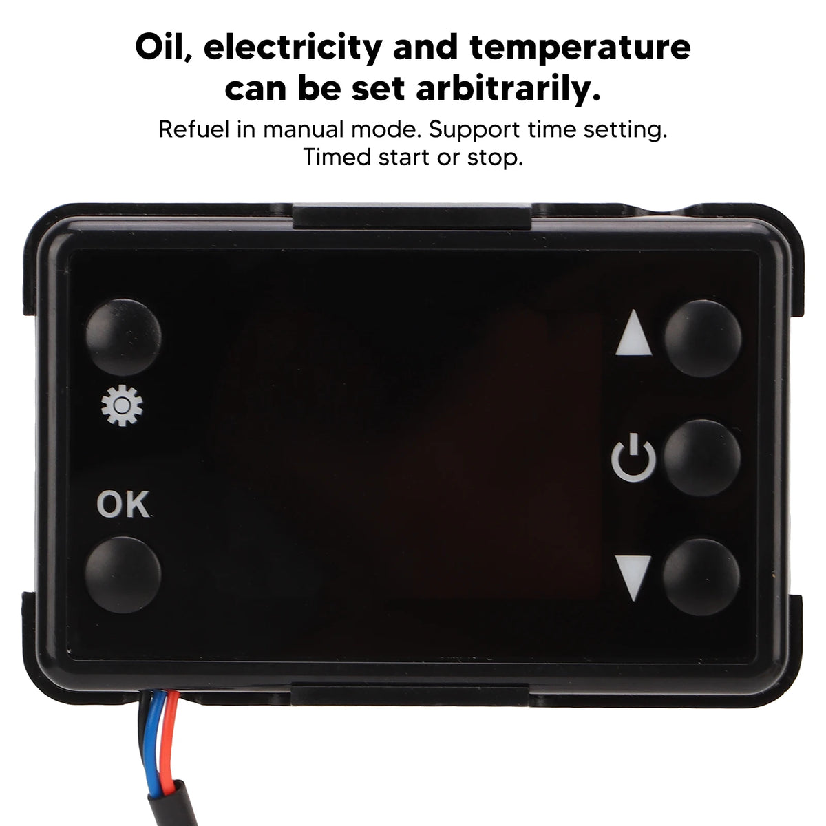 Diesel Parking Heater LCD Monitor Switch Remote Controller Set Diesel Heater Controller for Cars Trucks Vehicles Ships