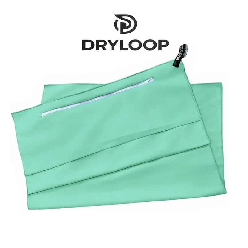 Gym Fitness Sports Towel with Zipper Pocket  Quick Dry Sweat-Wicking Stores Phone/Keys  CrossFit Training Workout Weightlifting