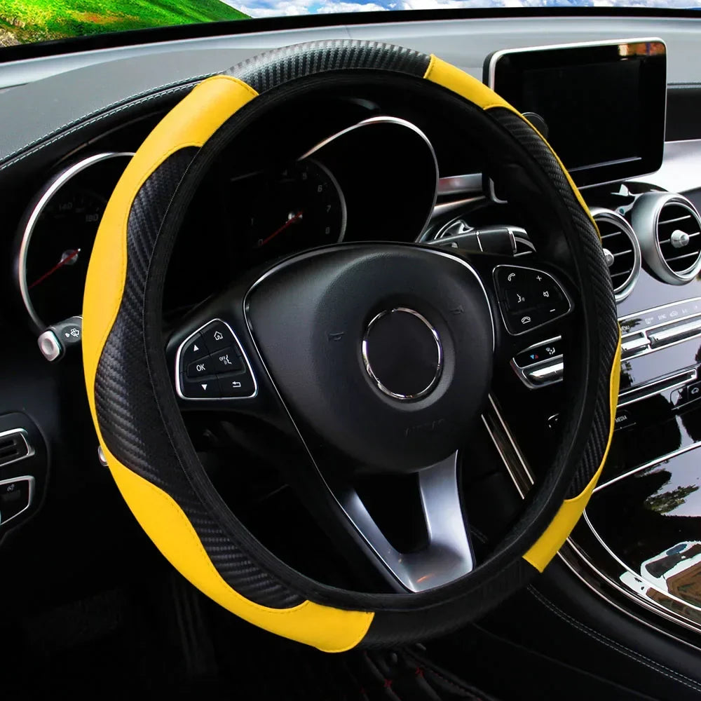 Carbon Fiber Steering Wheel Cover