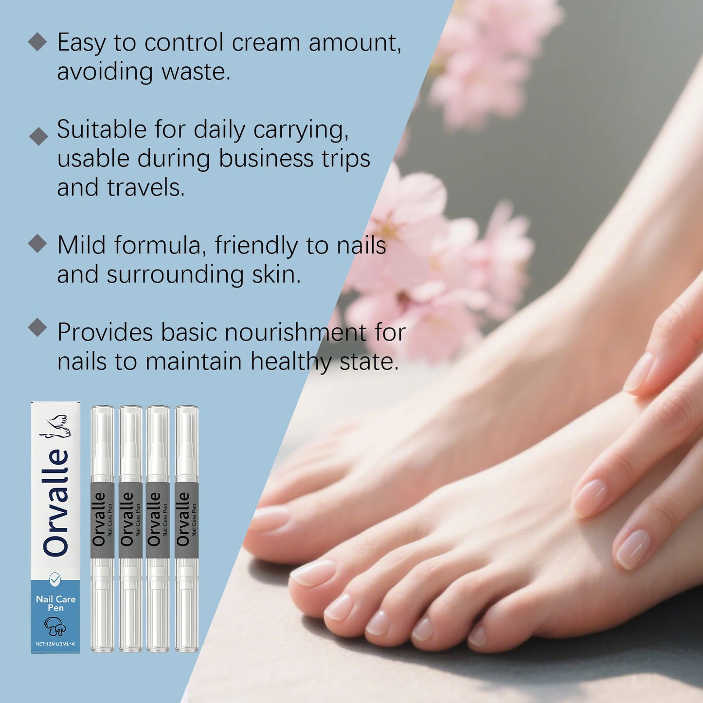 Nail Nutrition Care Pen For Foot Hand Relieves Nail Damage Resists Brittleness Anti Dryness Prevent Cracking Remove Hangnails