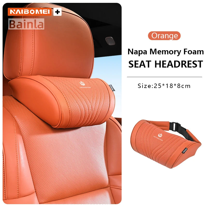 For Leapmotor C10 C11 C16 B10 C01 B01 2026, Car Headrest Neck Support Seat Lumbar Cushion Adjustable Breathable Soft,Accessories