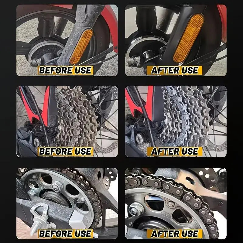 Bicycle And Motorcycle Chain Lubricant Reducing Wear Strong Rust Remover Smooth & Reliable Chain Protector