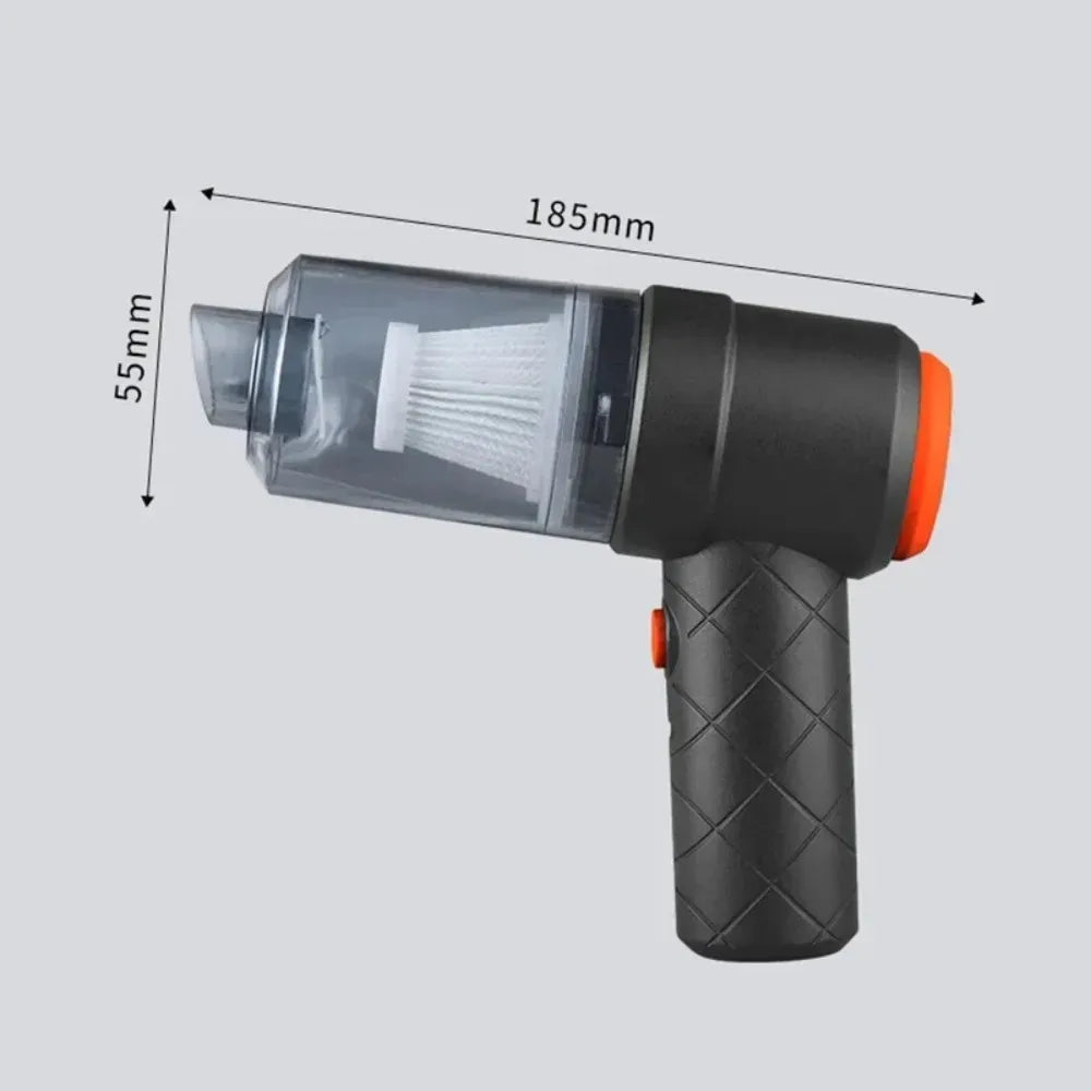 12V Portable Handheld Car Vacuum Cleaner Cordless Powerful Suction Strong High Power Cleaning Tool for Auto Interior