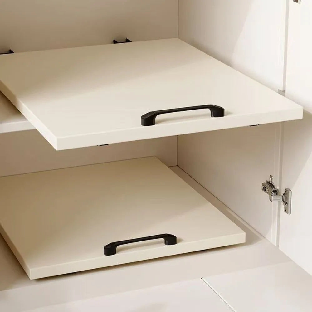 Multifunction Under Sink Pull-Out Shelf No Drill Space Saving Kitchen Storage Shelf Slide Out Cabinet Organizer Kitchen